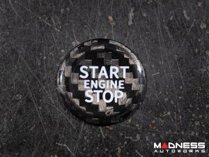 Dodge Hornet Start Stop Button Overlay - Carbon Fiber - Feroce Carbon Dodge Hornet Start Stop Button Overlay - Carbon Fiber - Feroce Carbon